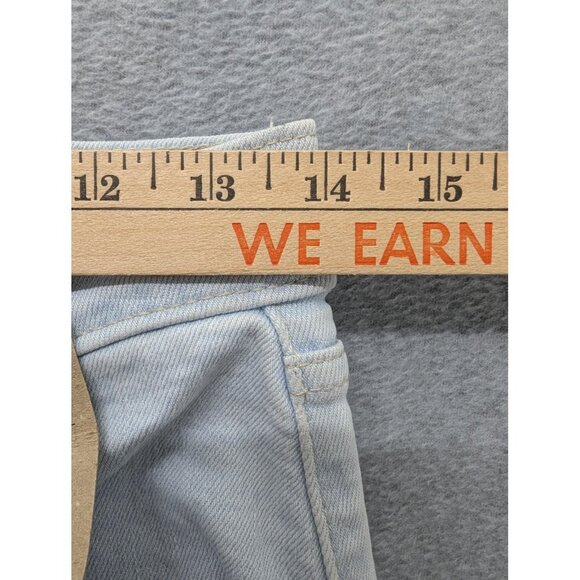 Levi's SilverTab Mom Jeans Womens 28x27 Light Wash High Waisted Tapered Stretch - Picture 5 of 16